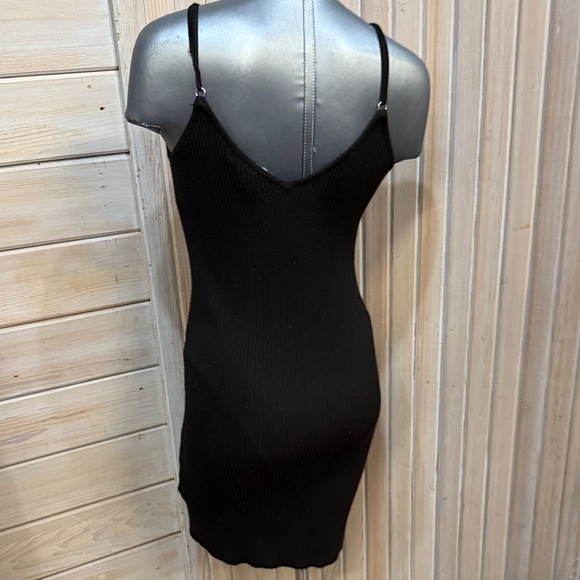 Forever 21 Black Button-Front Mini Dress - Picture 2 of 6